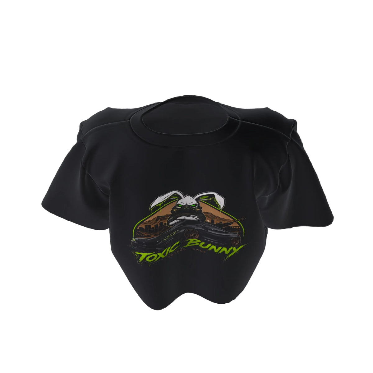 Toxicbunny Gas Mask Graphic Tee