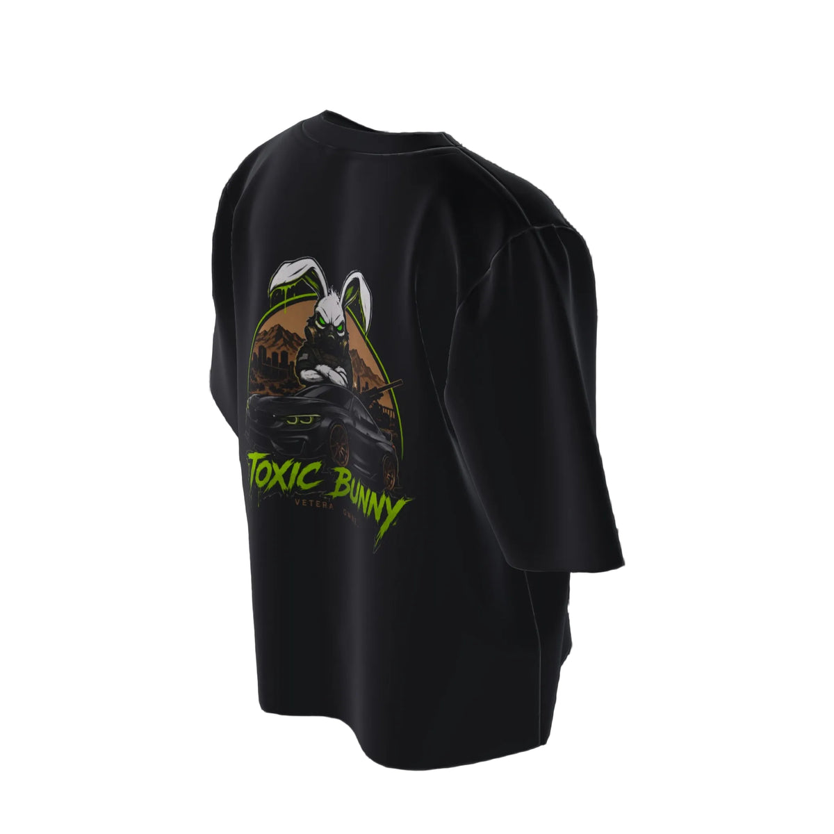 Toxicbunny Gas Mask Graphic Tee